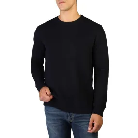 100% Cashmere - C-NECK-M - Blue