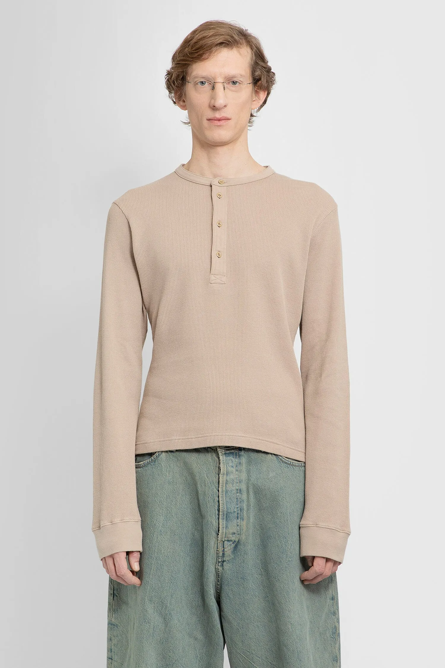 ACNE STUDIOS MAN GREY T-SHIRTS & TANK TOPS
