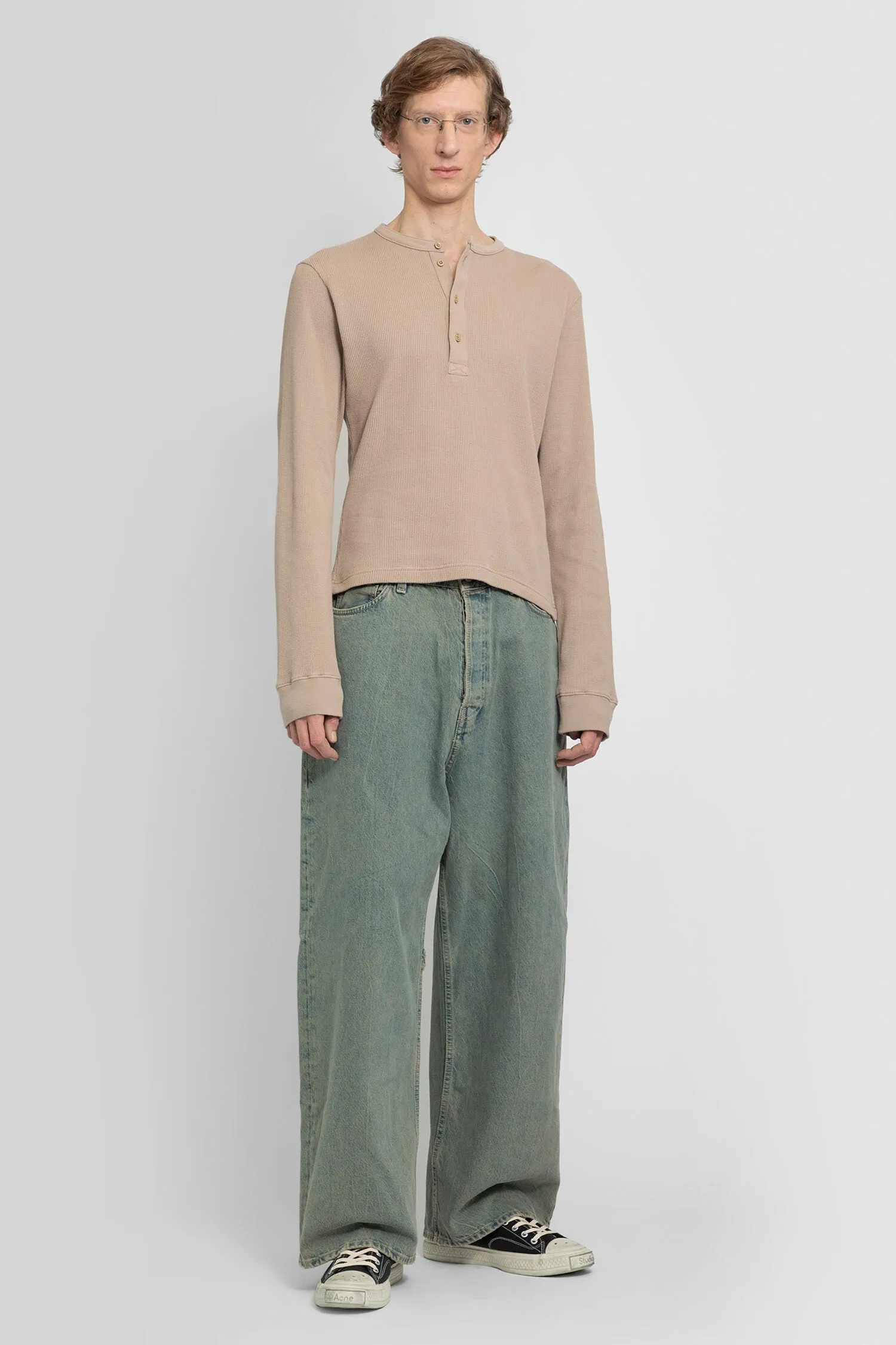 ACNE STUDIOS MAN GREY T-SHIRTS & TANK TOPS