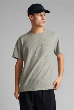 AKKIKKI MELANGE T SHIRT - Light grey mel