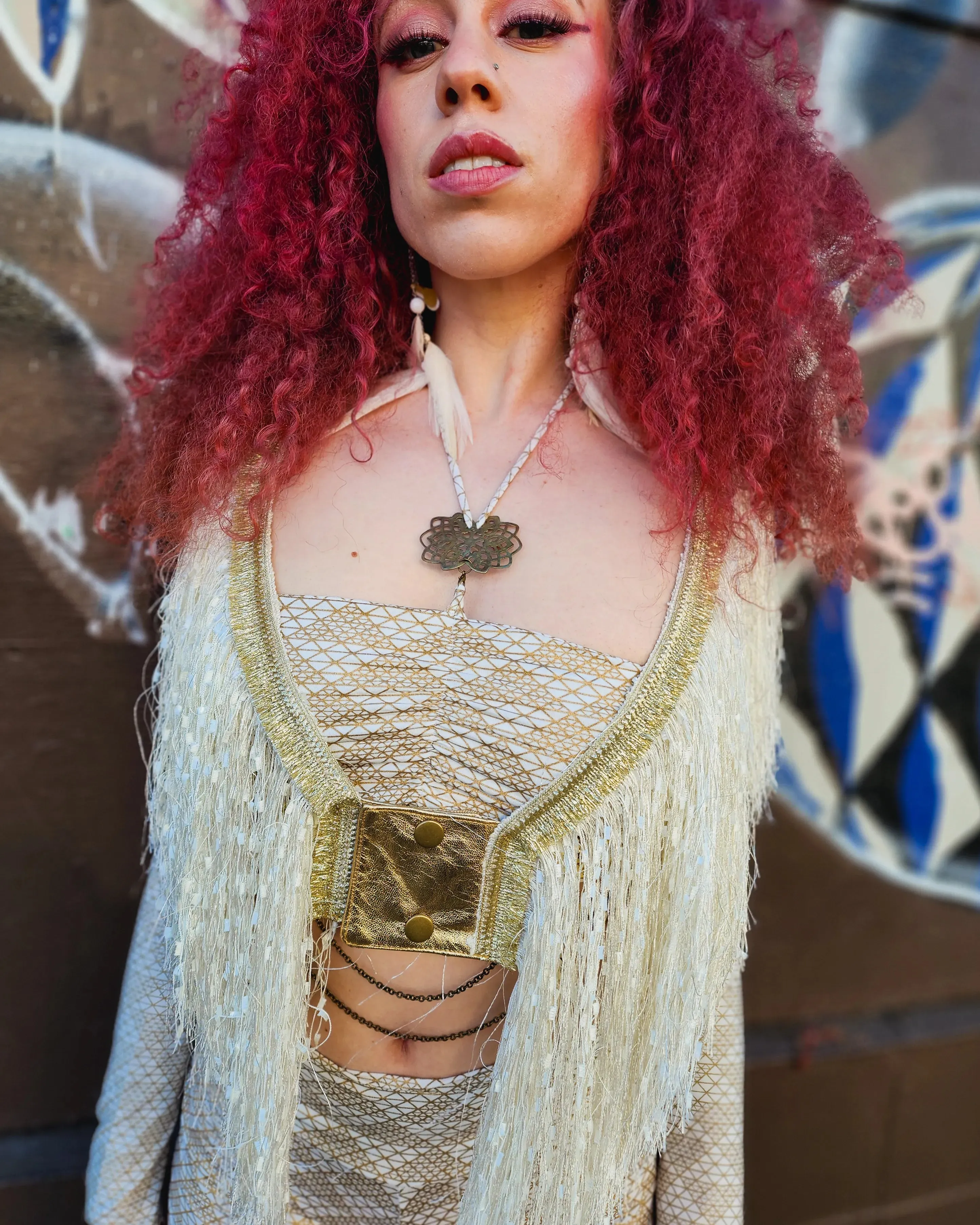 Aria Long Fringe Vest (2 colors)
