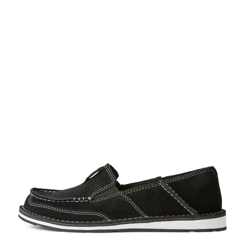 Ariat Women's Cruiser Black Suede Slip On Shoes 10027355
