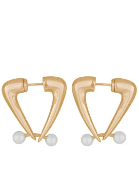 Astro Hoops in Gold