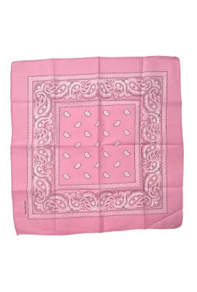 Baby Pink Paisley Bandana 54 x 54cm