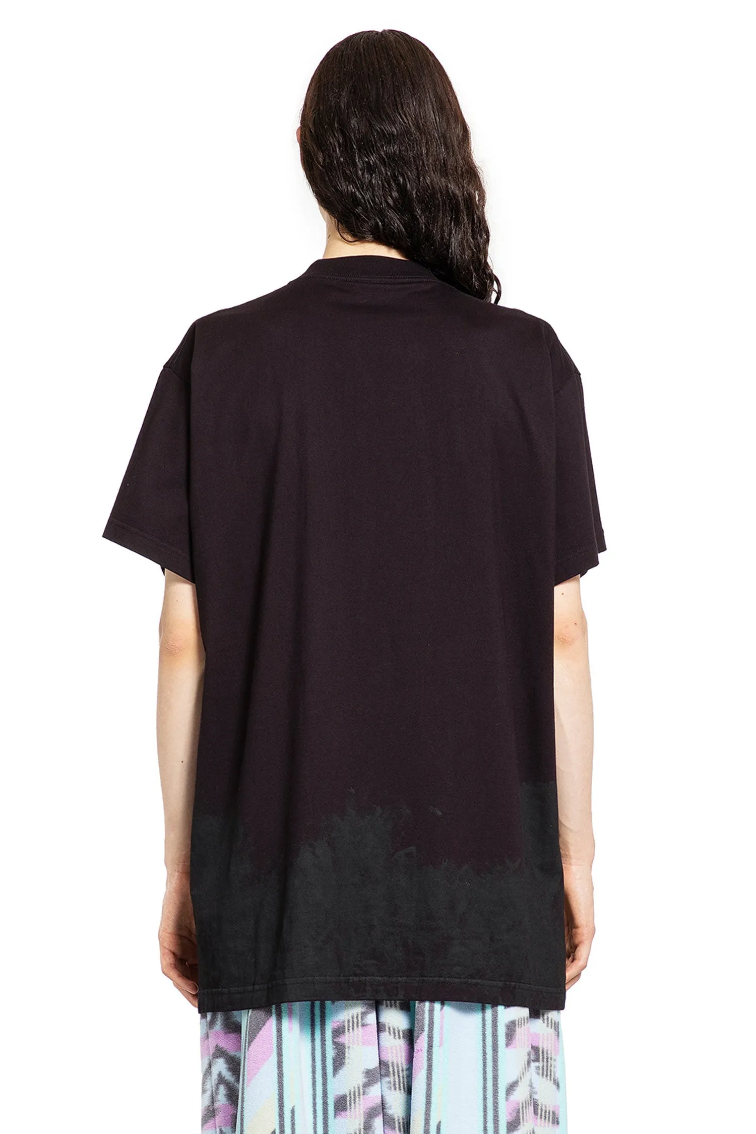 BALENCIAGA MAN BLACK T-SHIRTS & TANK TOPS