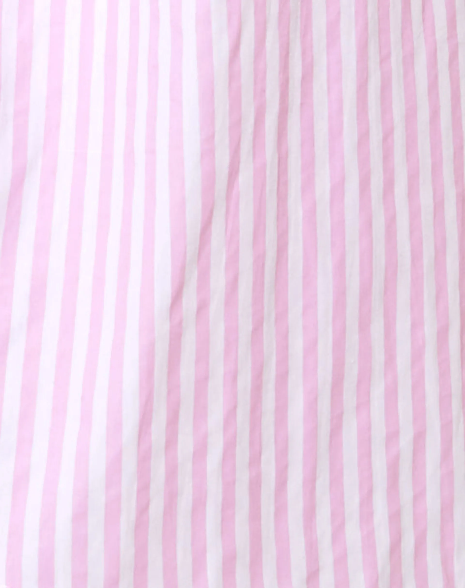 Bandana in Vertical Stripe Pink and White