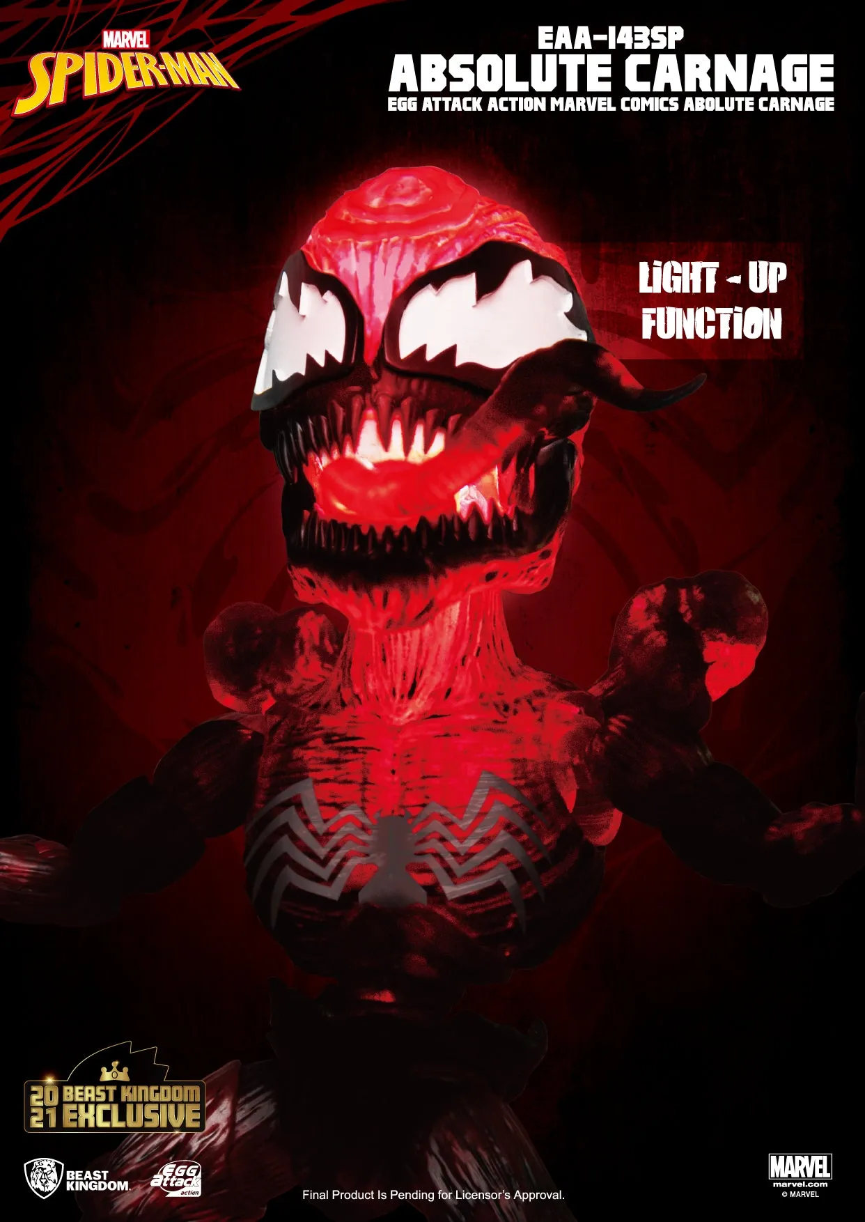 Beast Kingdom EAA-143SP Marvel Comics: Absolute Carnage Egg Attack Action Figure