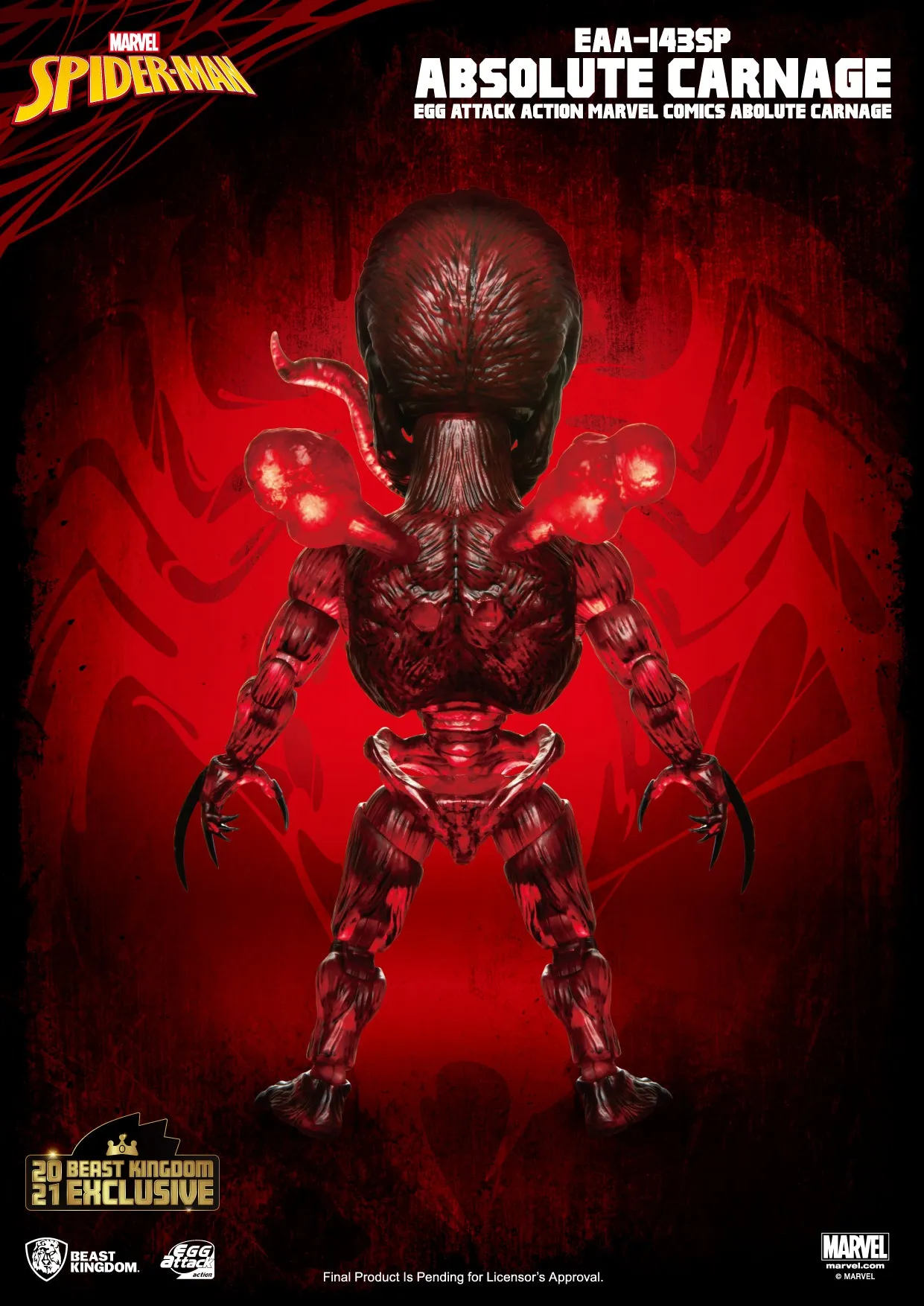 Beast Kingdom EAA-143SP Marvel Comics: Absolute Carnage Egg Attack Action Figure