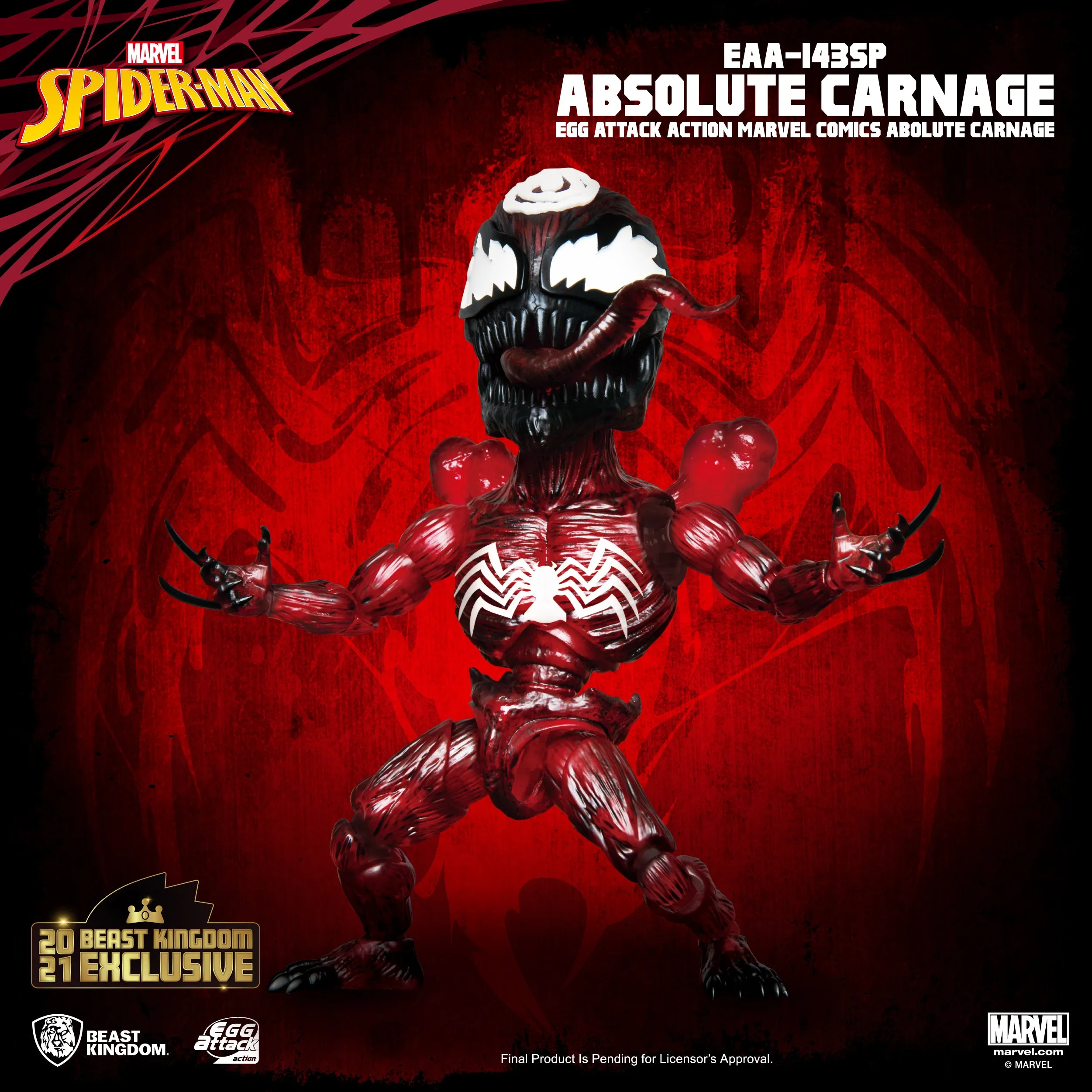 Beast Kingdom EAA-143SP Marvel Comics: Absolute Carnage Egg Attack Action Figure