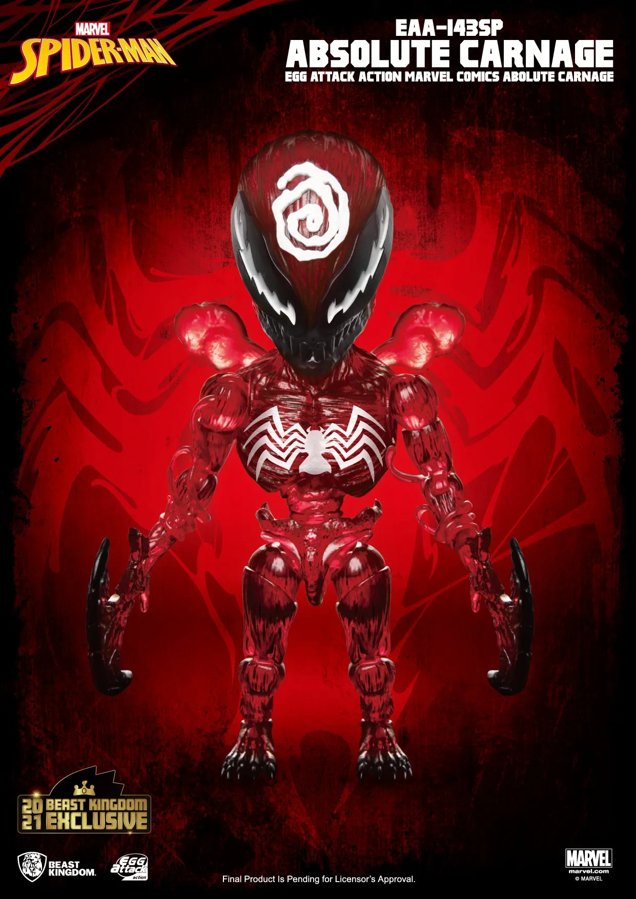 Beast Kingdom EAA-143SP Marvel Comics: Absolute Carnage Egg Attack Action Figure