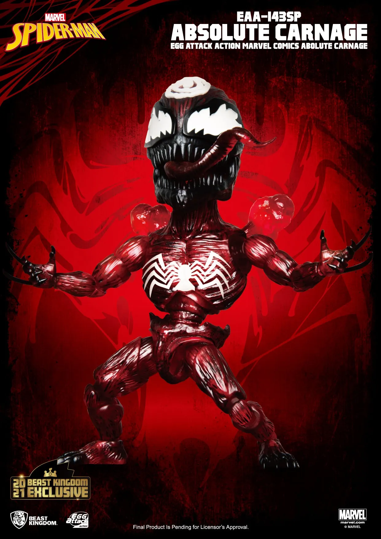 Beast Kingdom EAA-143SP Marvel Comics: Absolute Carnage Egg Attack Action Figure