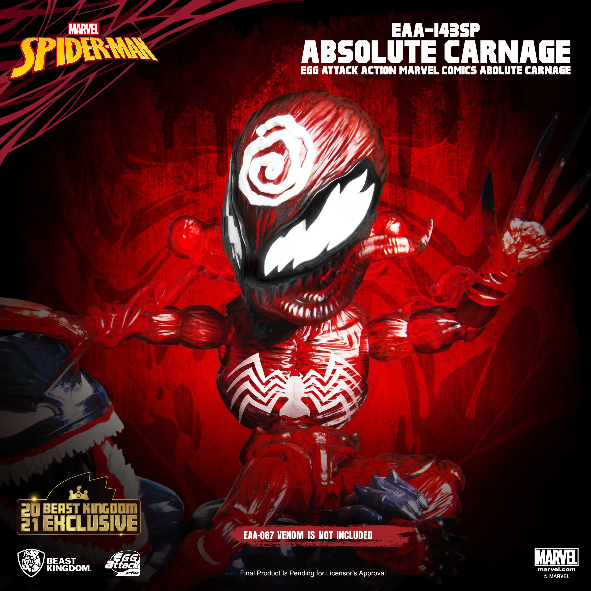 Beast Kingdom EAA-143SP Marvel Comics: Absolute Carnage Egg Attack Action Figure