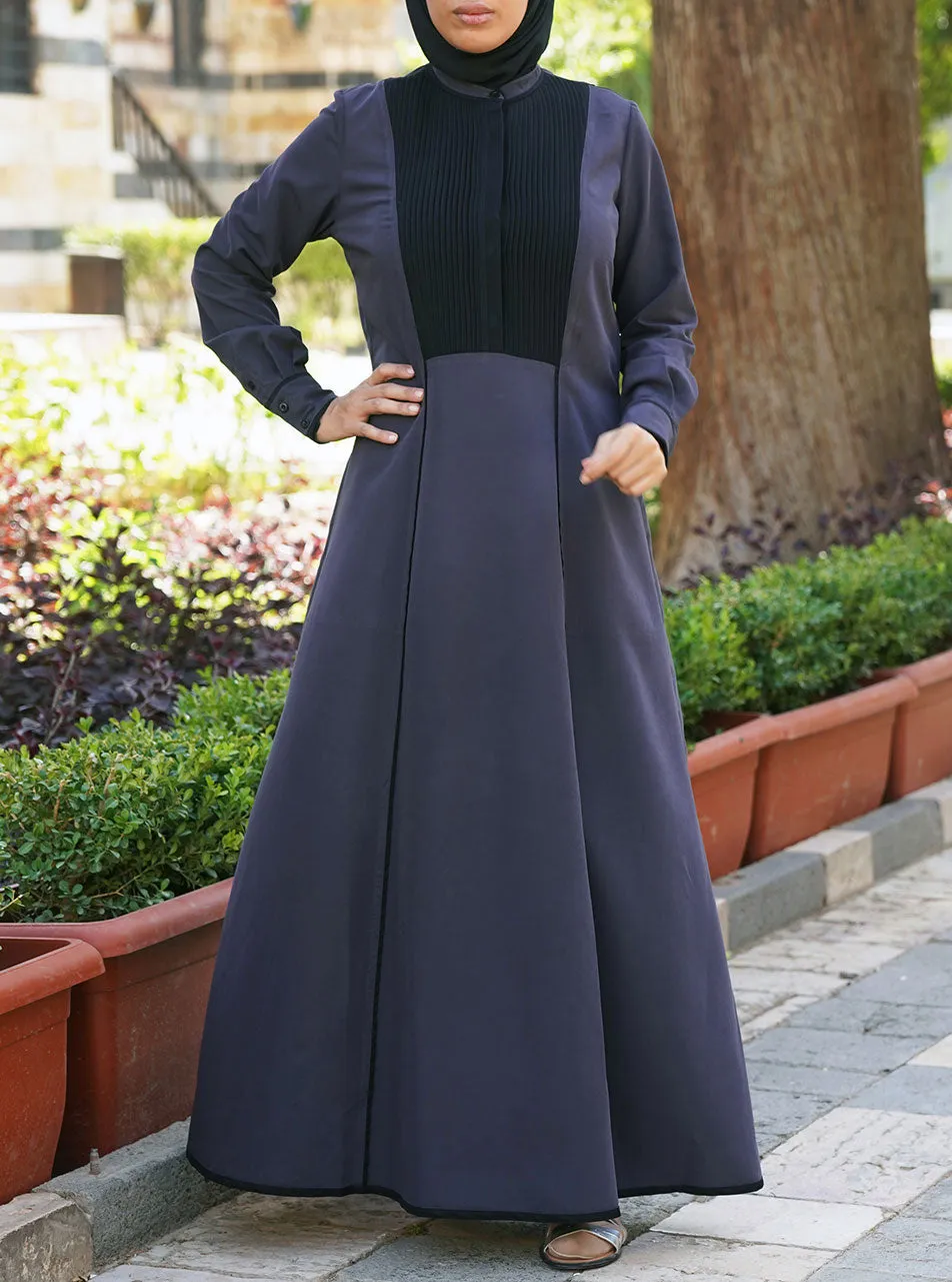 Black Trim Shirtdress