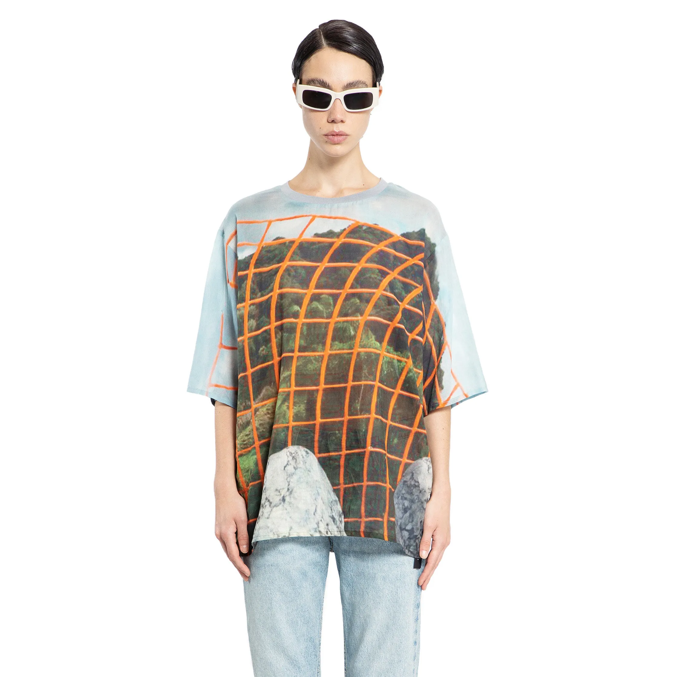 BLESS WOMAN MULTICOLOR T-SHIRTS & TANK TOPS