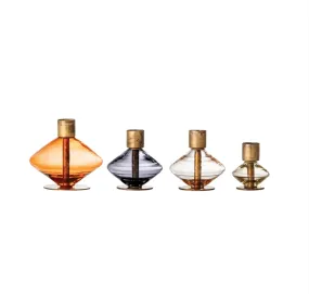 Blown Glass SET Taper Holders