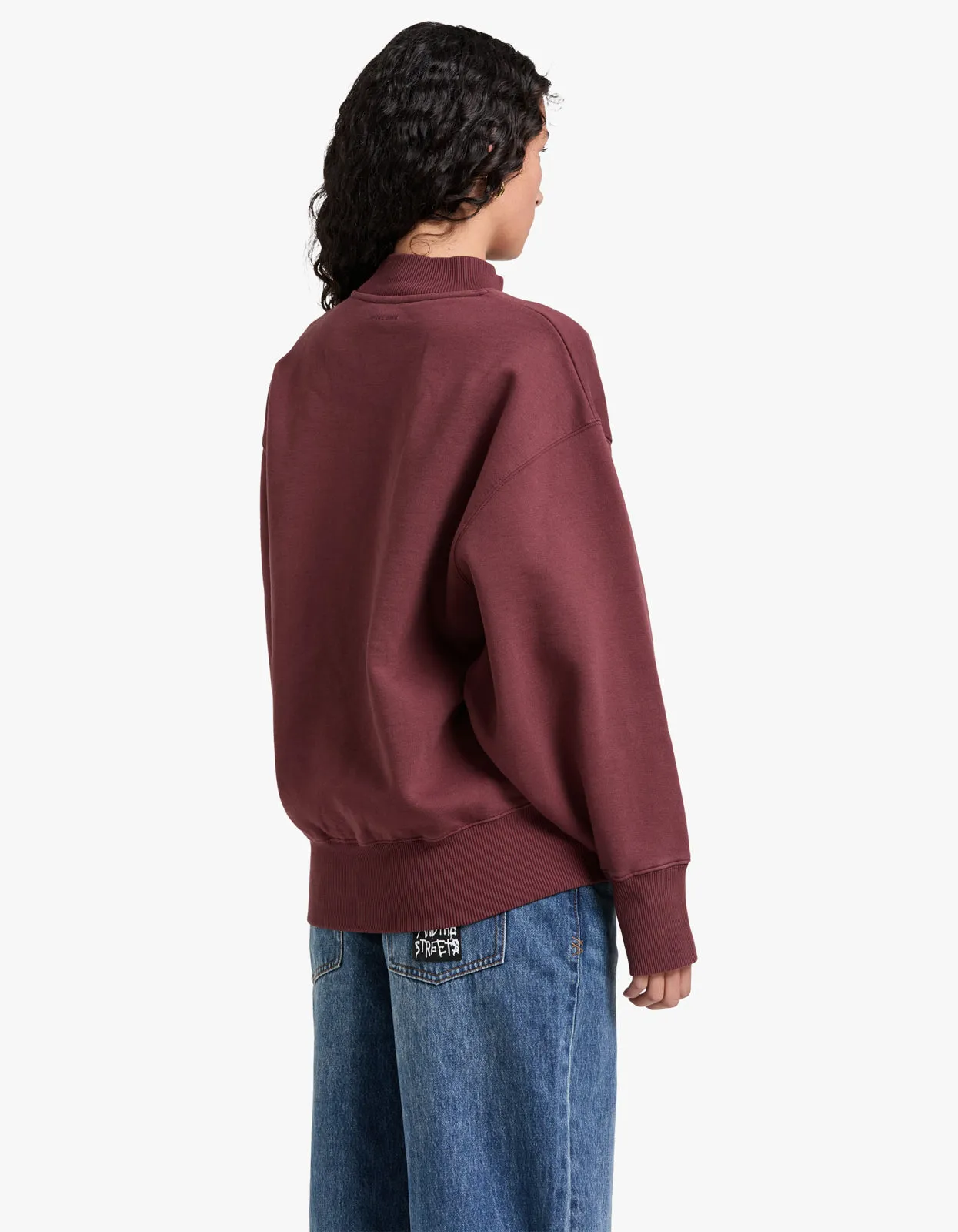 Bradie Sweatshirt Bing - Deep Burgundy