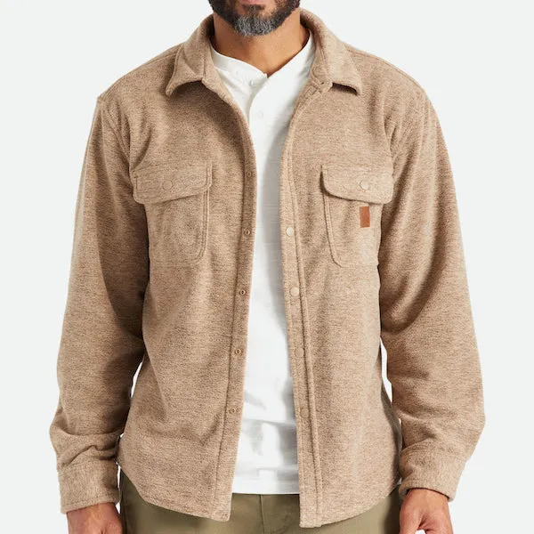 Brixton Bowery L/S Arctic Stretch Fleece Oatmeal
