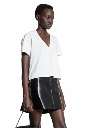 COURRGES WOMAN WHITE T-SHIRTS & TANK TOPS