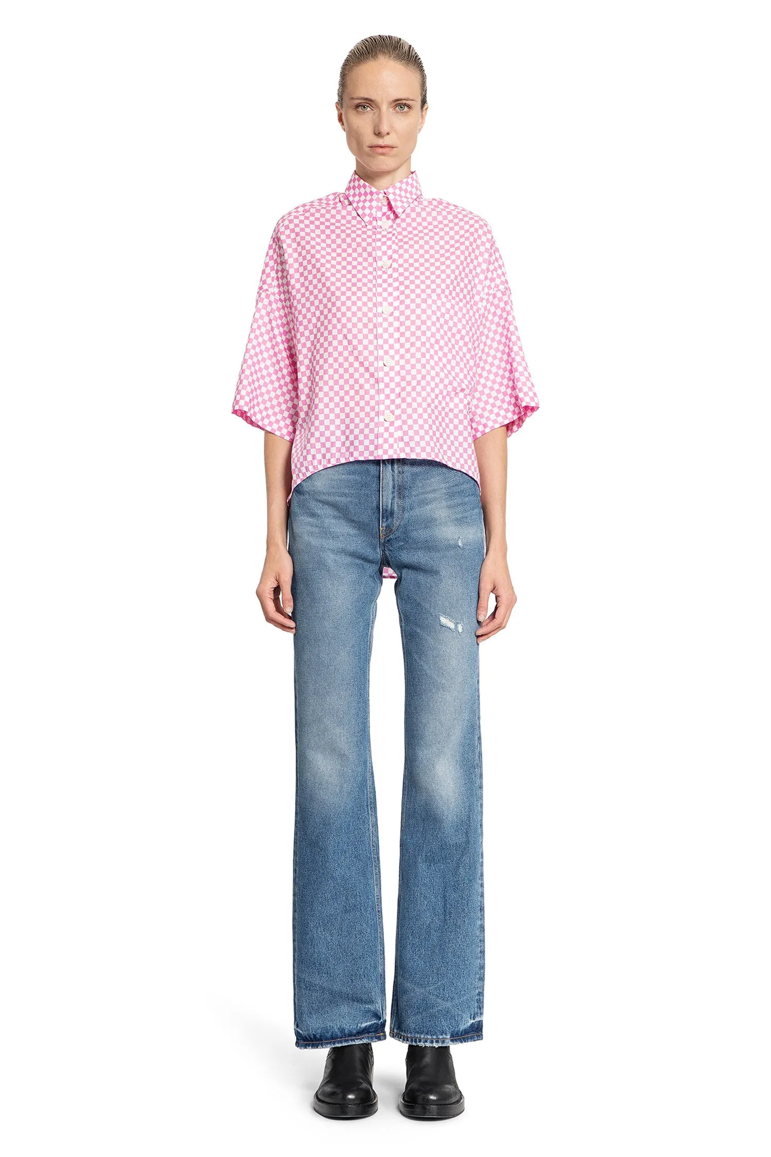 DESTIN WOMAN PINK SHIRTS