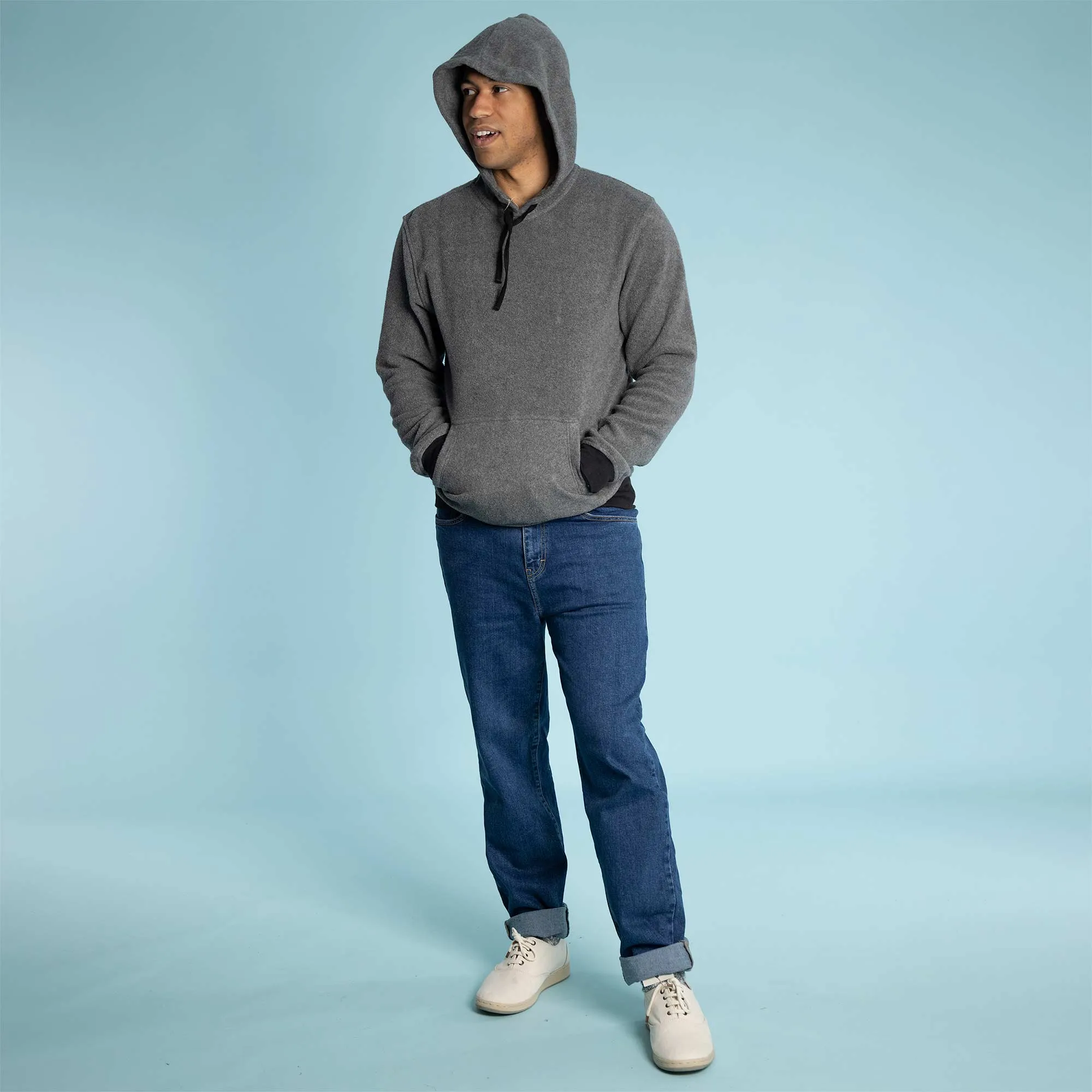 DURANGO Unisex 100% Organic Cotton Fleece Boxer Hoodie (Unisex)