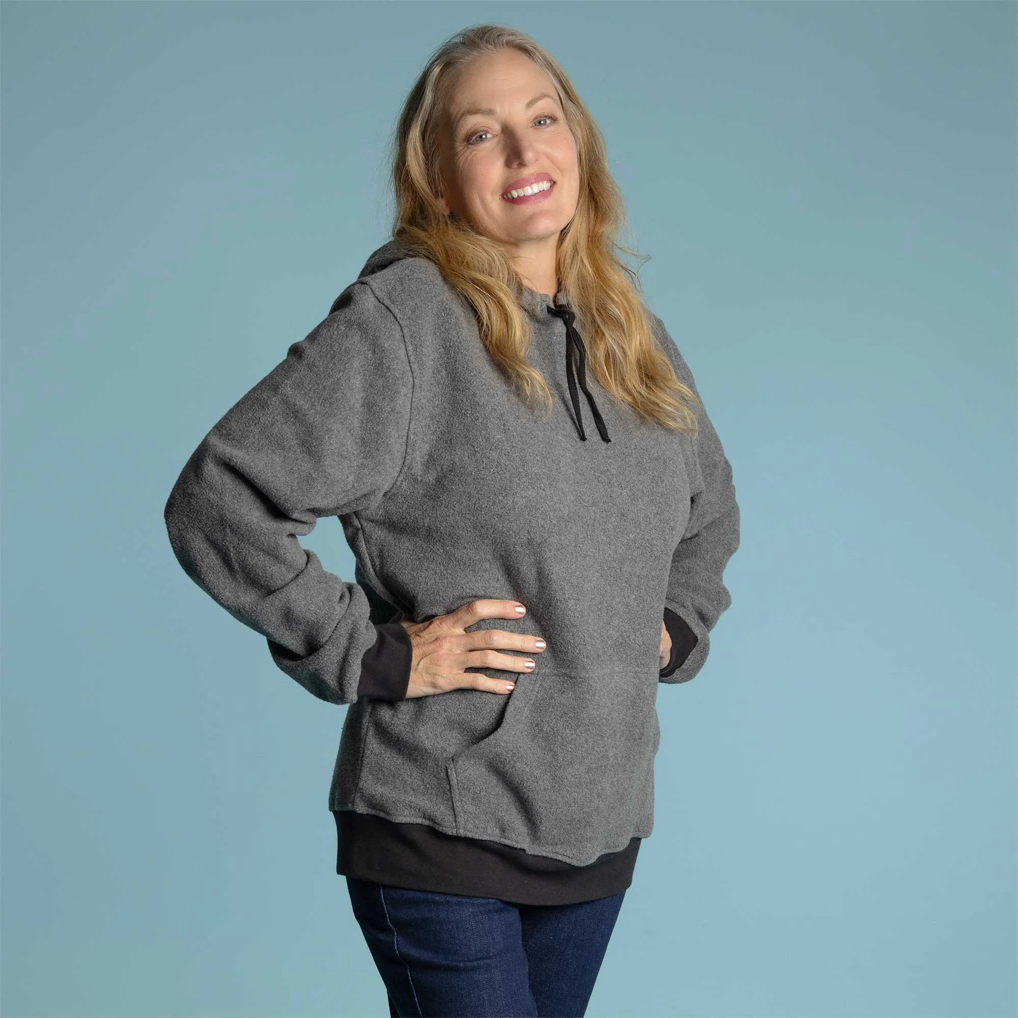 DURANGO Unisex 100% Organic Cotton Fleece Boxer Hoodie (Unisex)