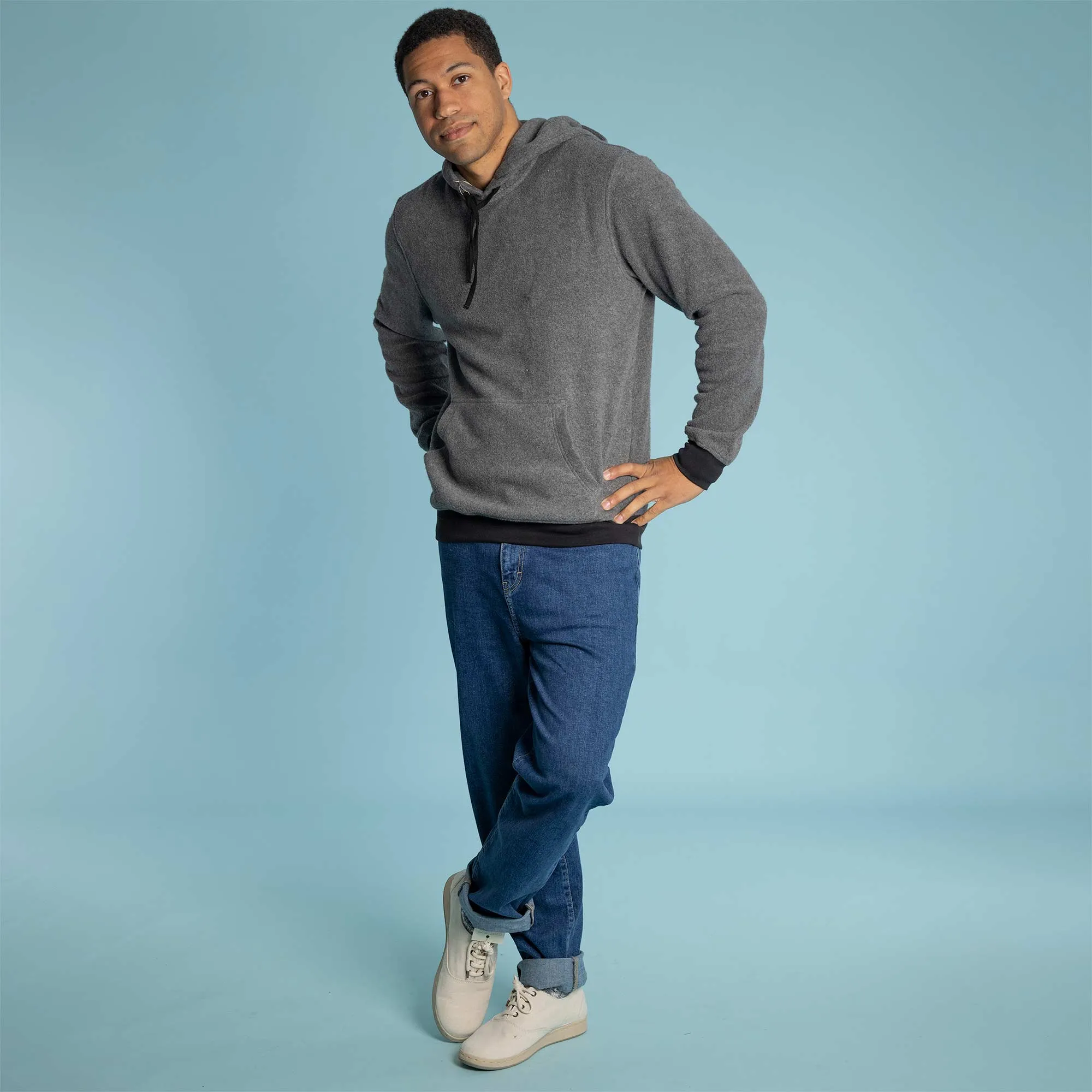 DURANGO Unisex 100% Organic Cotton Fleece Boxer Hoodie (Unisex)