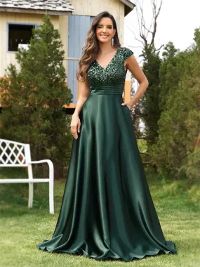 Elegant Strapless Princess Dress with Applique – Perfect for Prom & Events