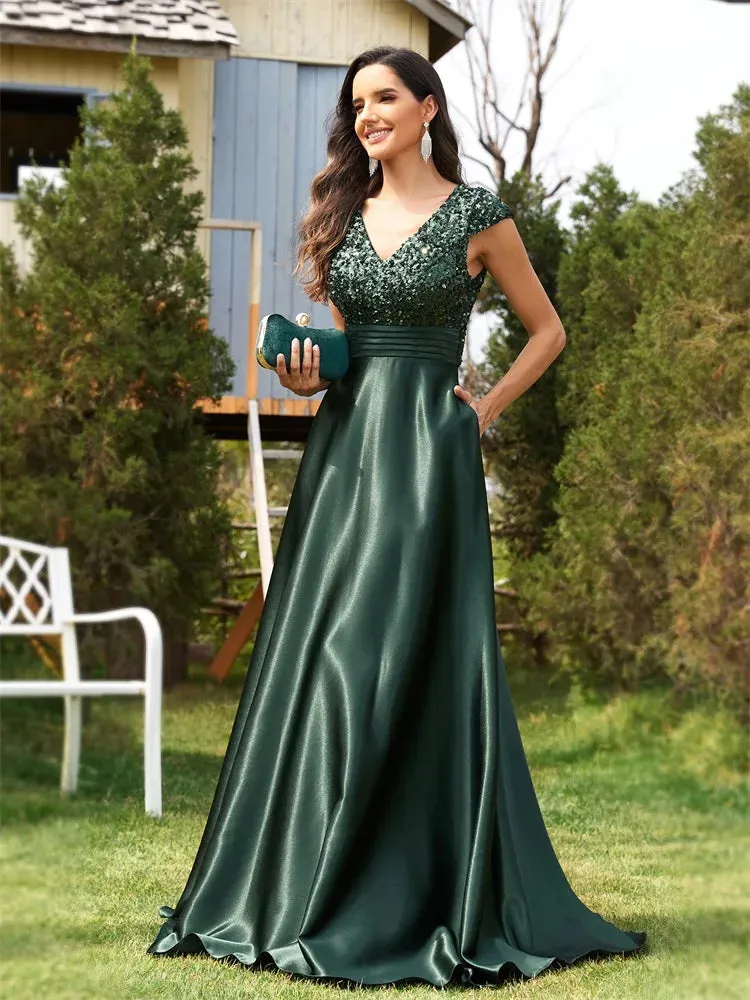 Elegant Strapless Princess Dress with Applique – Perfect for Prom & Events