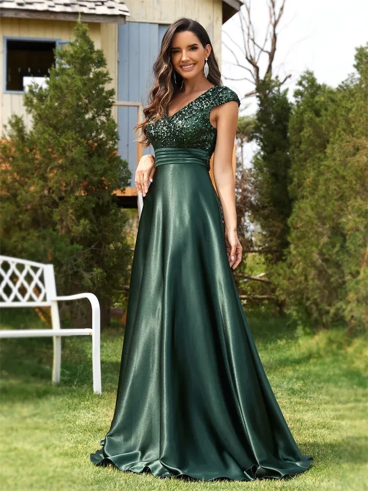 Elegant Strapless Princess Dress with Applique – Perfect for Prom & Events