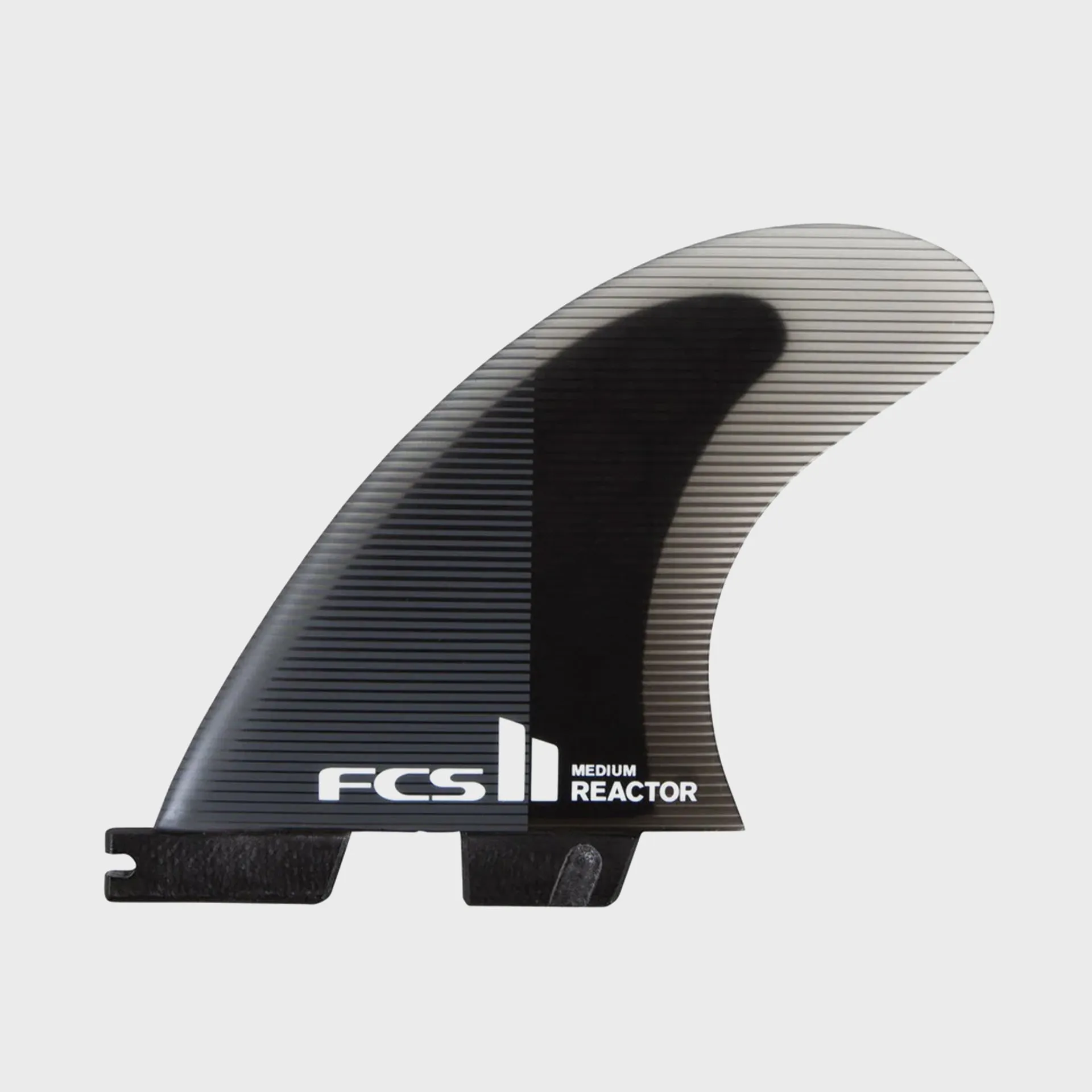 FCS Reactor Performance Core FCS II Tri Fins - Medium - Charcoal/Black