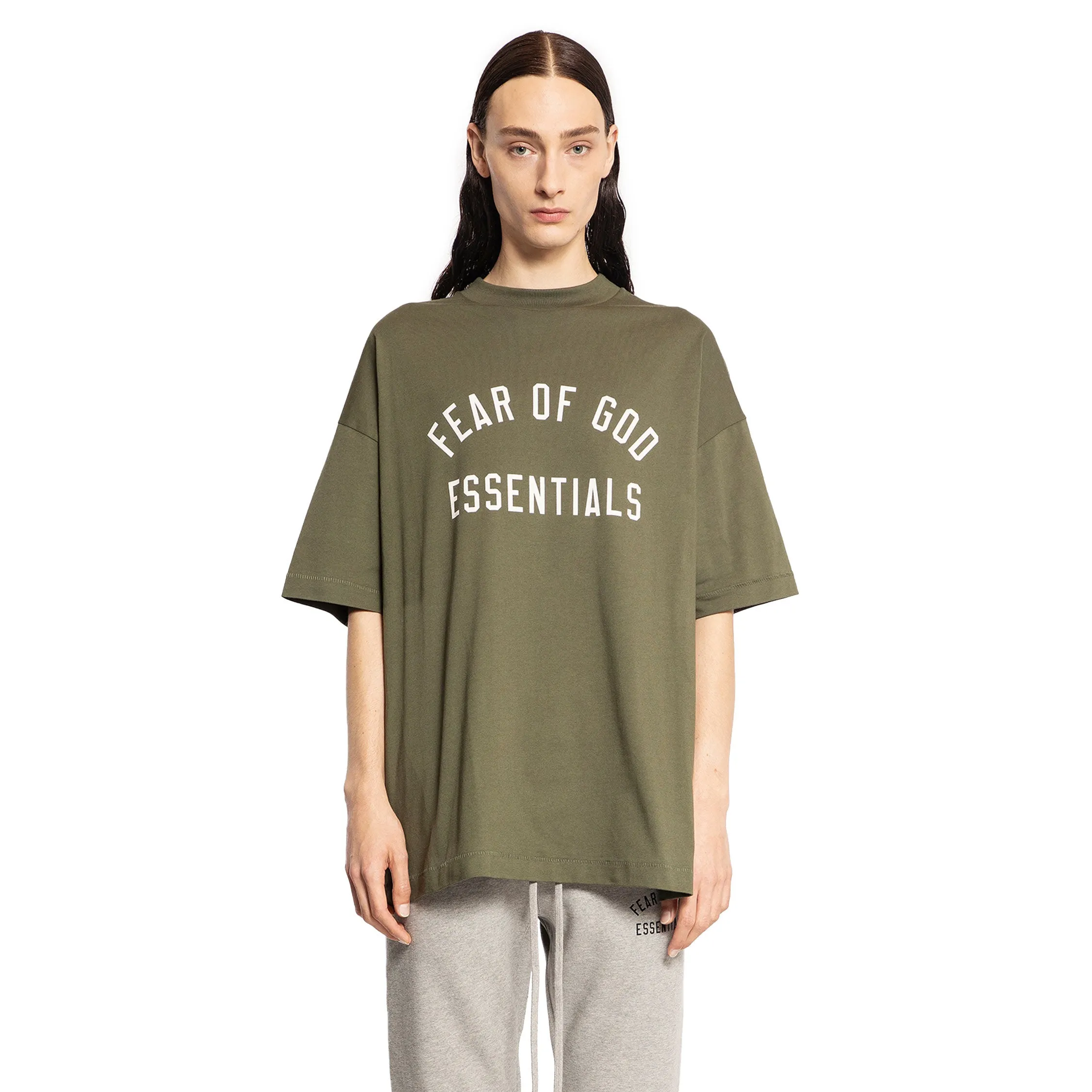 FEAR OF GOD MAN GREEN T-SHIRTS & TANK TOPS