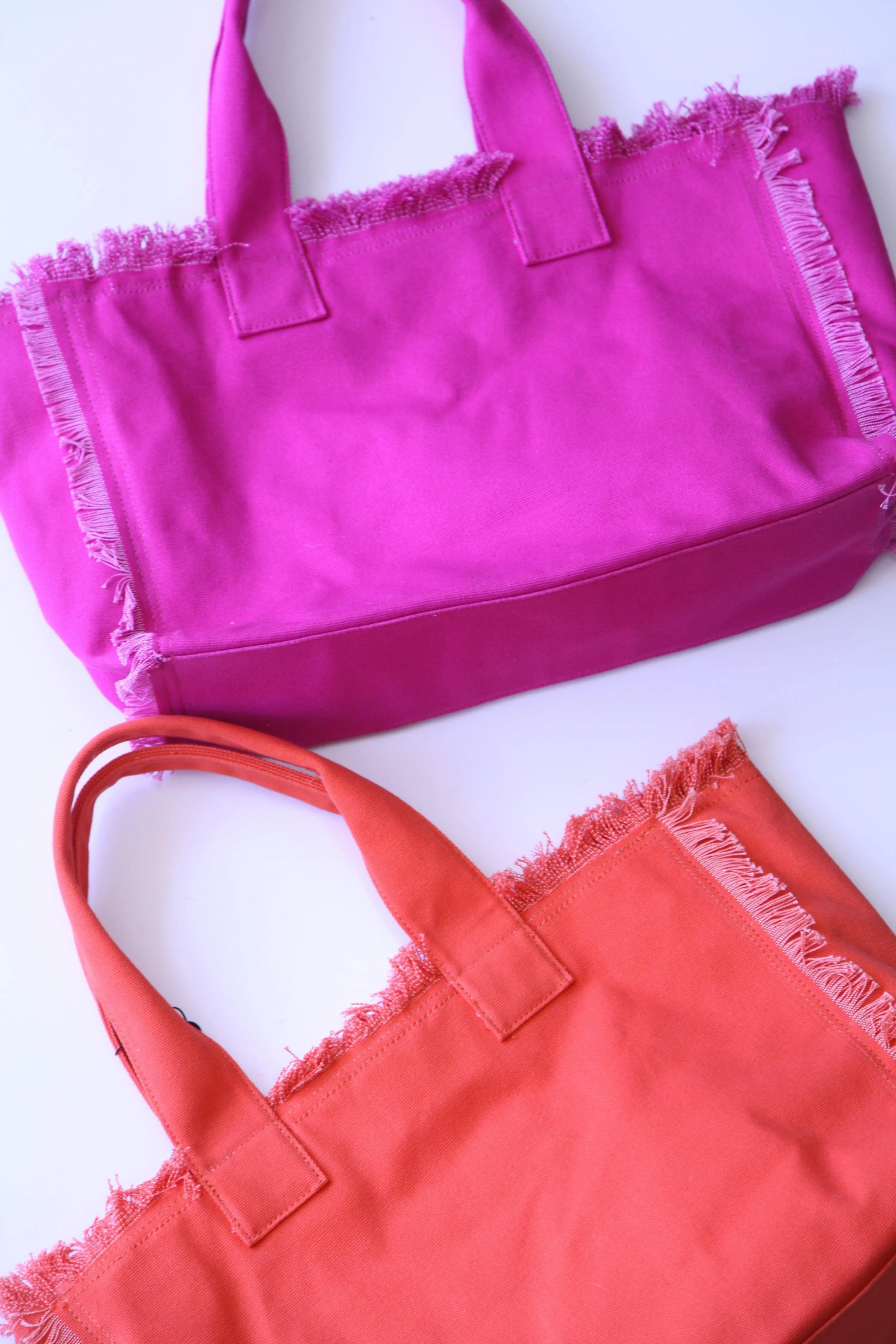 Fringe Canvas Tote Bag