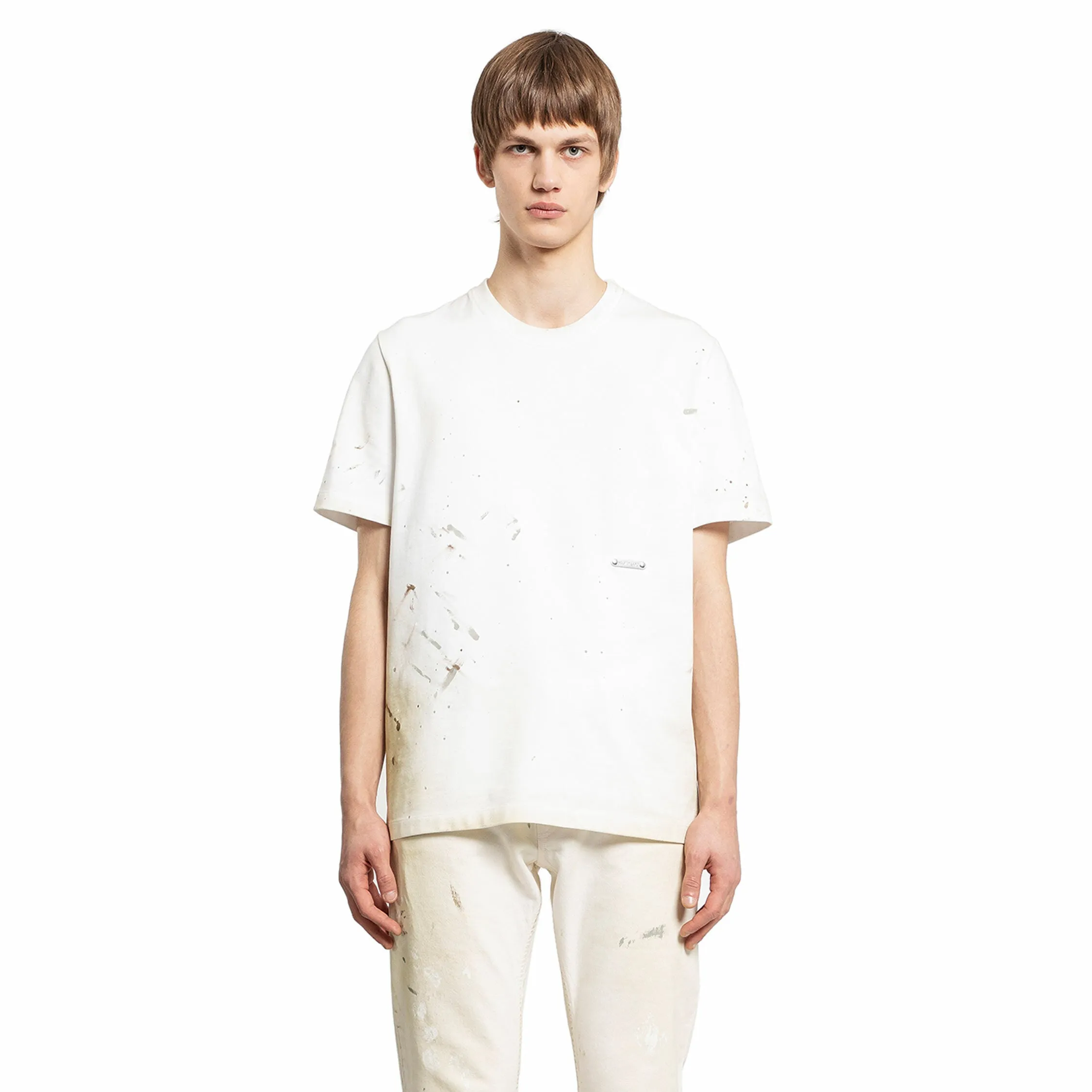 HELMUT LANG MAN WHITE T-SHIRTS & TANK TOPS