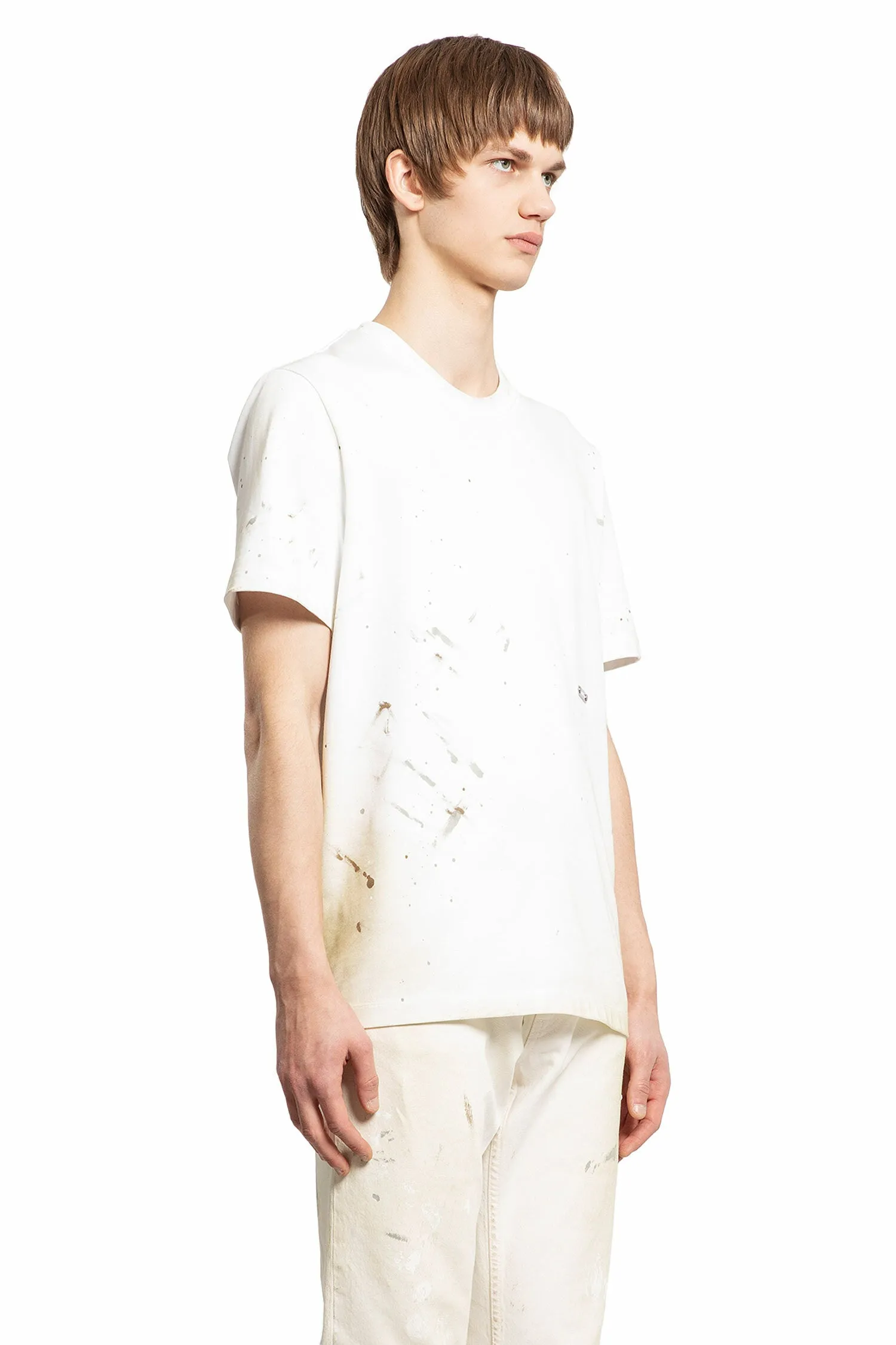 HELMUT LANG MAN WHITE T-SHIRTS & TANK TOPS