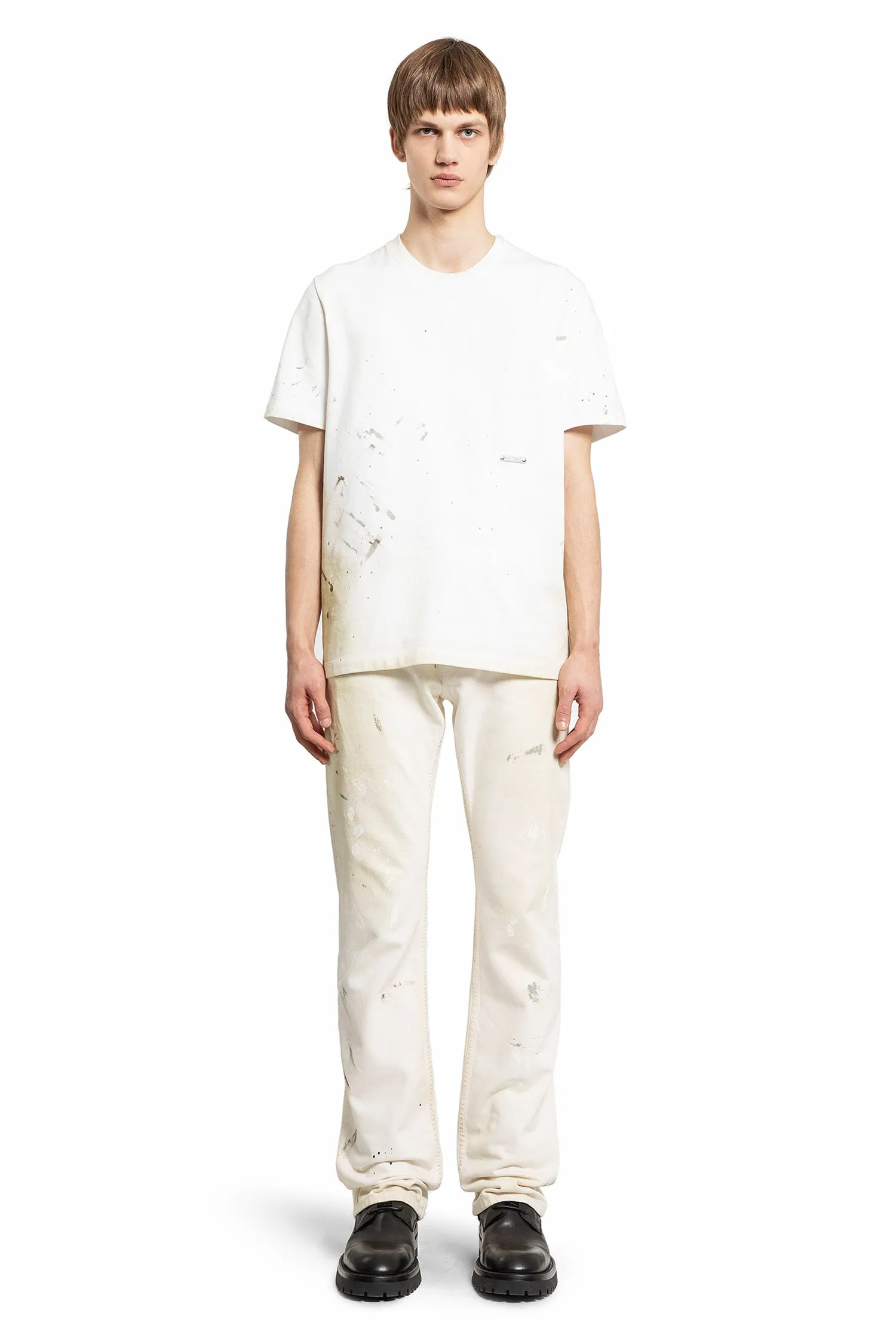 HELMUT LANG MAN WHITE T-SHIRTS & TANK TOPS