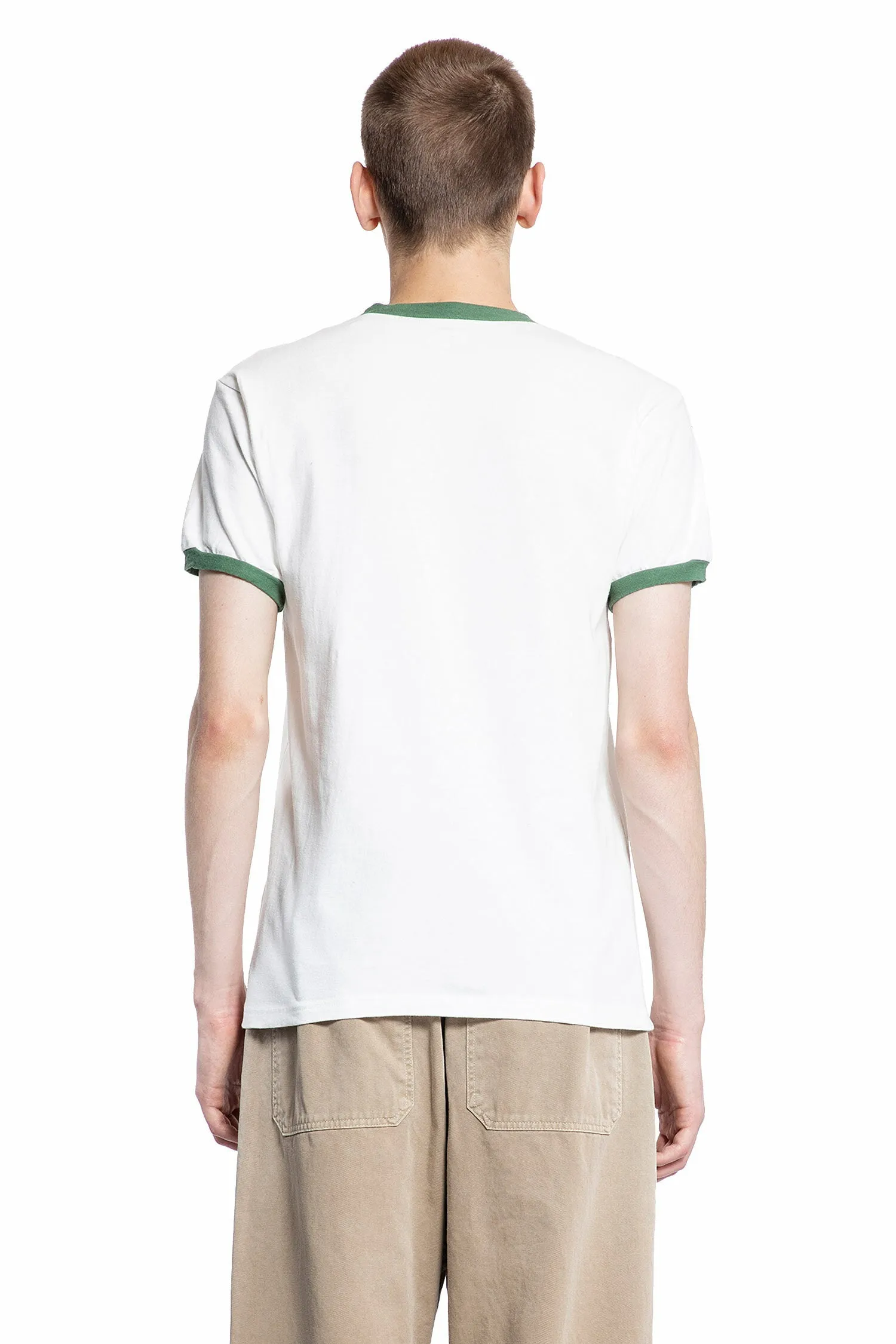 KAPITAL MAN WHITE T-SHIRTS & TANK TOPS