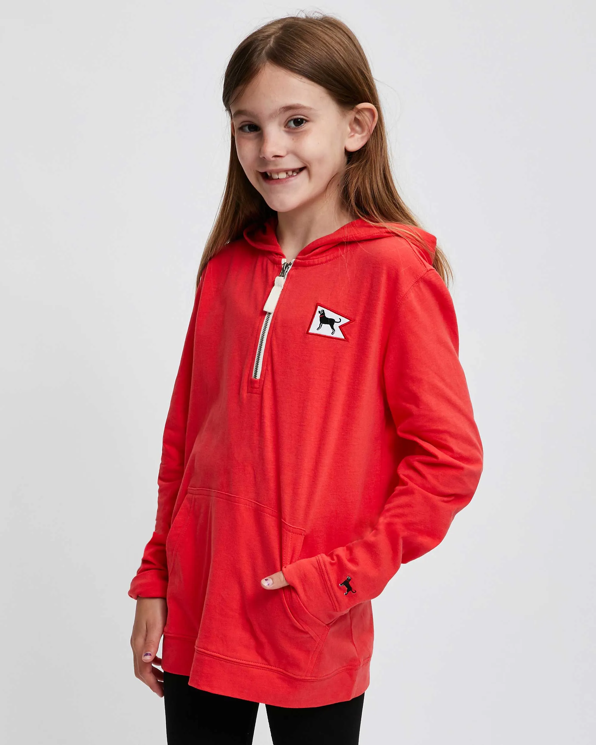 Kids Quarter Zip Cadet Hoodie