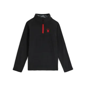 Kids Speed Fleece Half Zip - Black