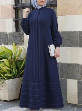 Lace Shirtdress Abaya