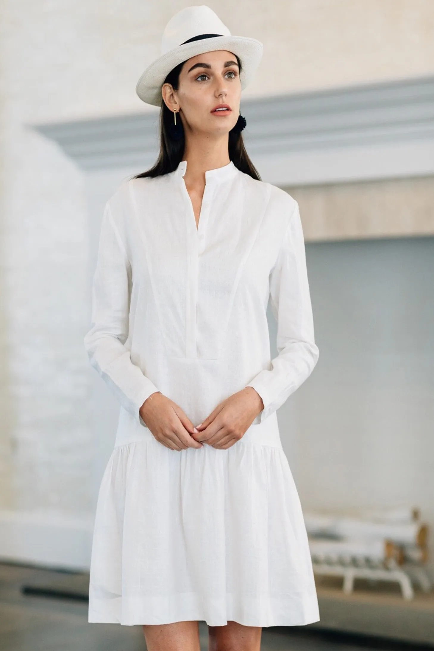 Mandarin Collar Dress
