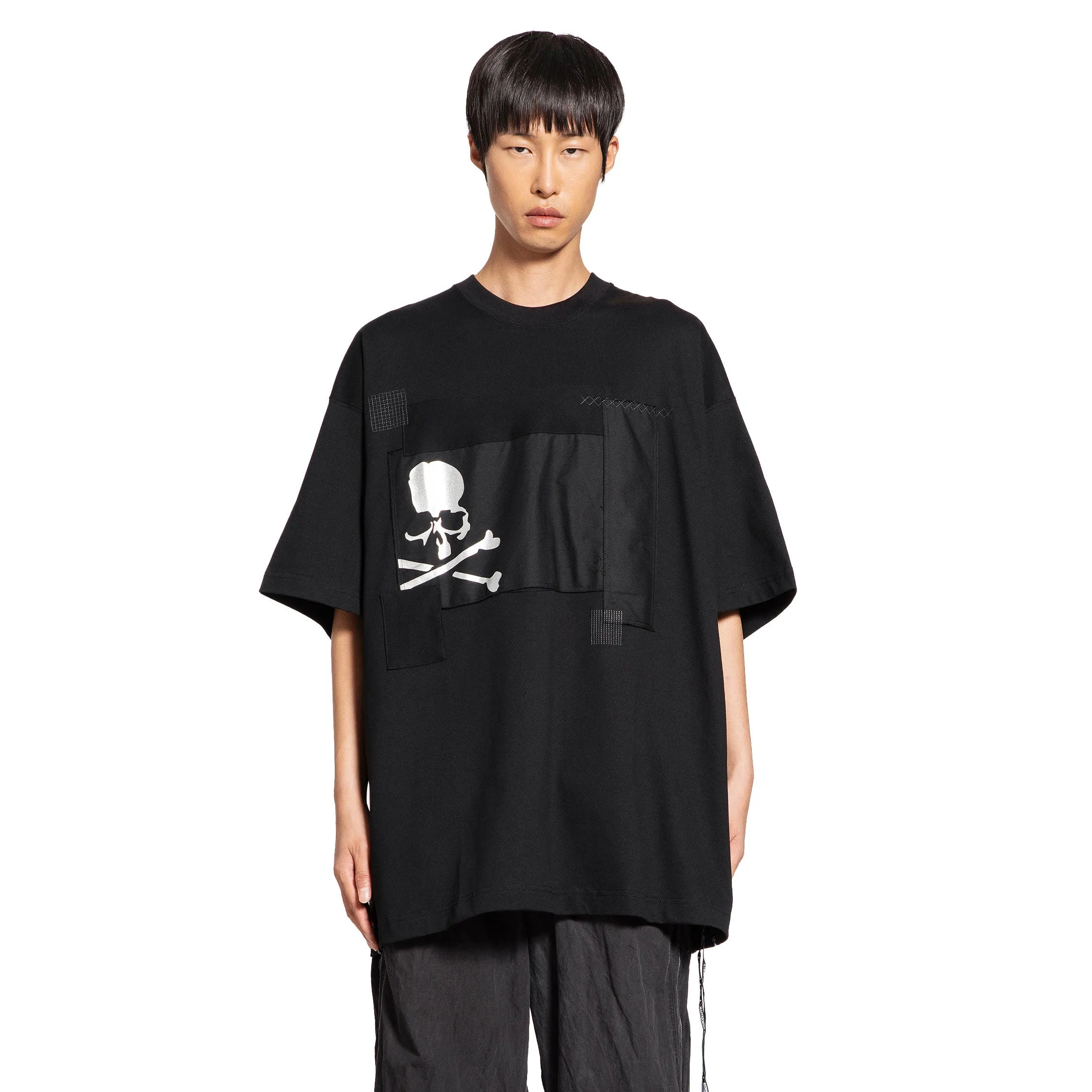 MASTERMIND WORLD MAN BLACK T-SHIRTS & TANK TOPS