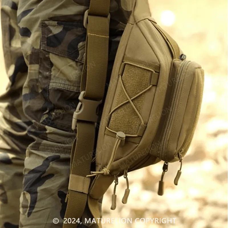 Maturelion Tacticool Military Tactical Fanny Pack with Adjustable Strap for Camping
