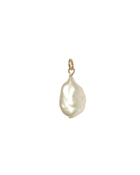 Mix & Match Flat Teardrop Pearl Charm