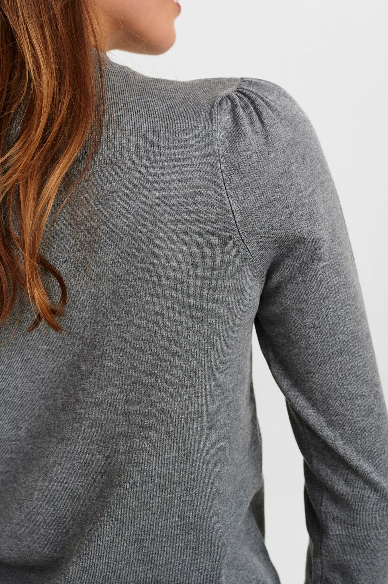 NUBAOJIN PULLOVER - NOOS - Medium Grey mel