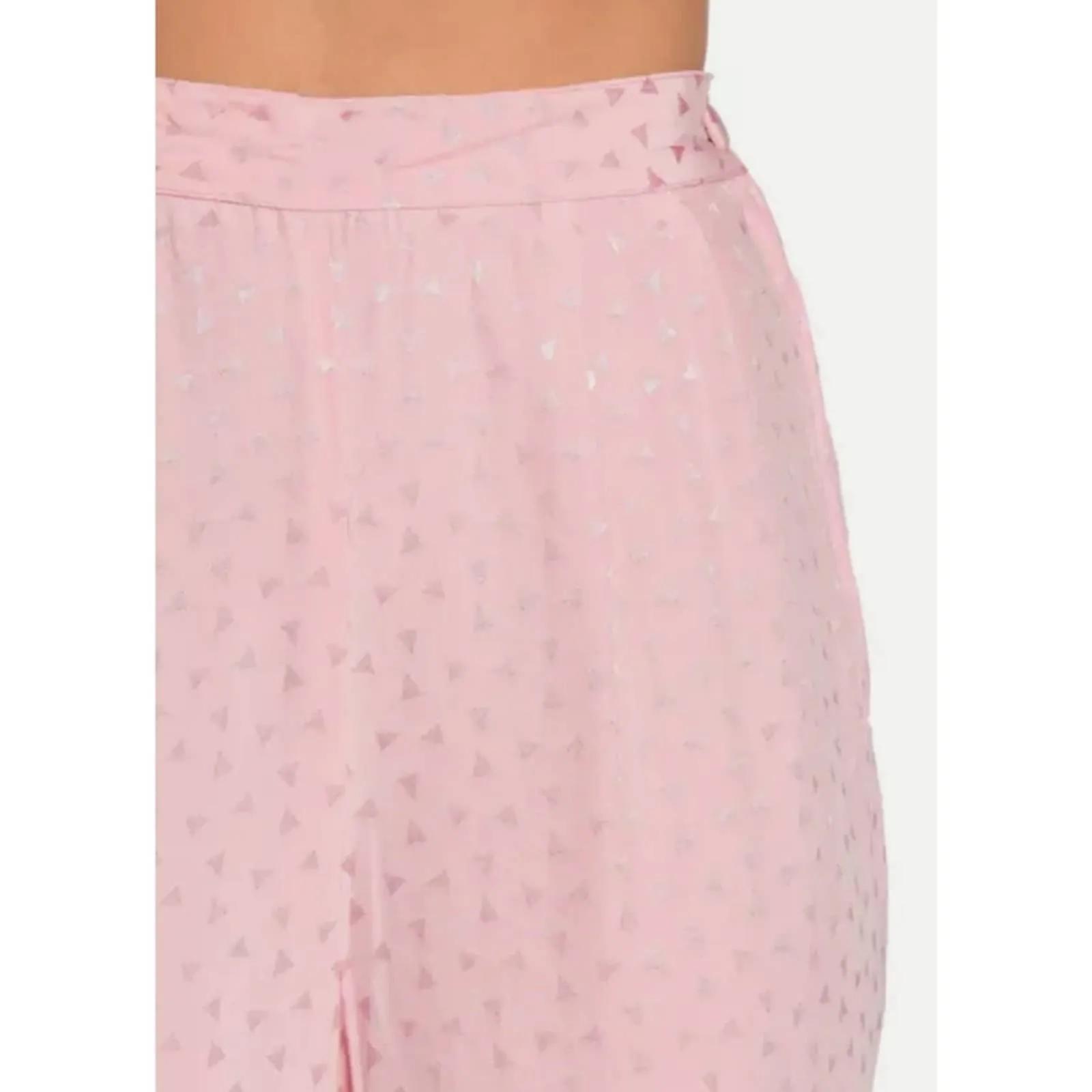 ONIA Jodie Jacquard Geo High Waist Cover-Up Pants XS