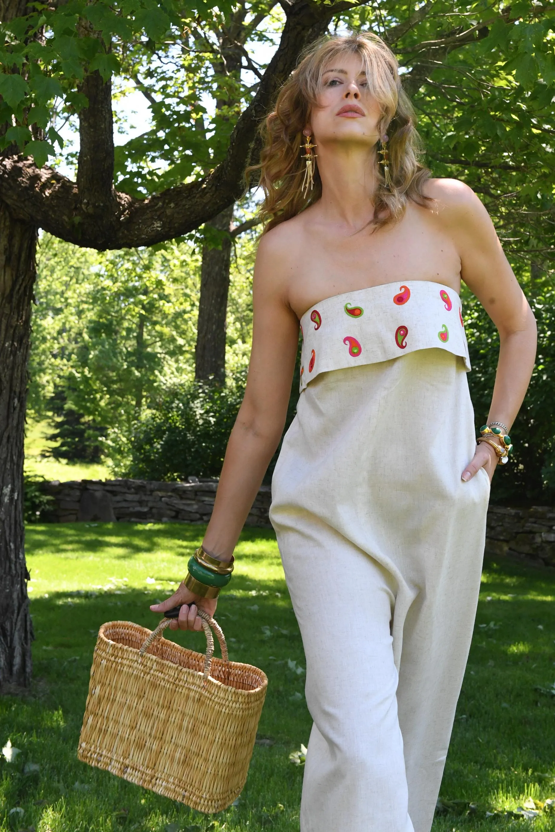 PAISLEY PRETTY OFF WHITE JUMPSUIT