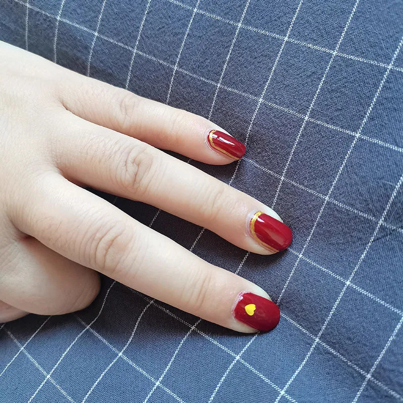 Party Glitter Sweetheart Nail Applique