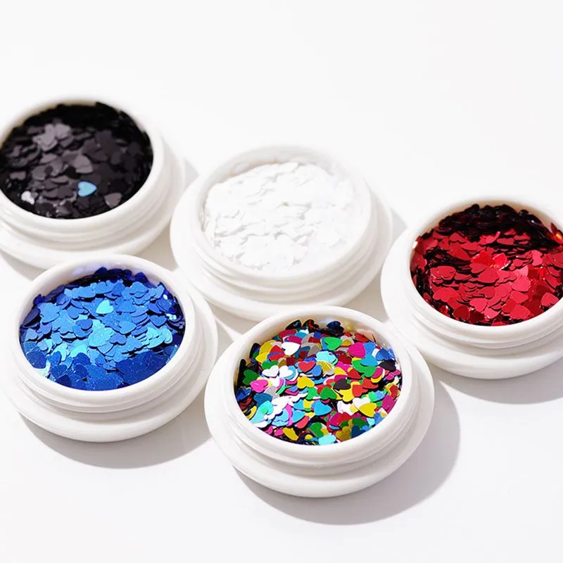 Party Glitter Sweetheart Nail Applique