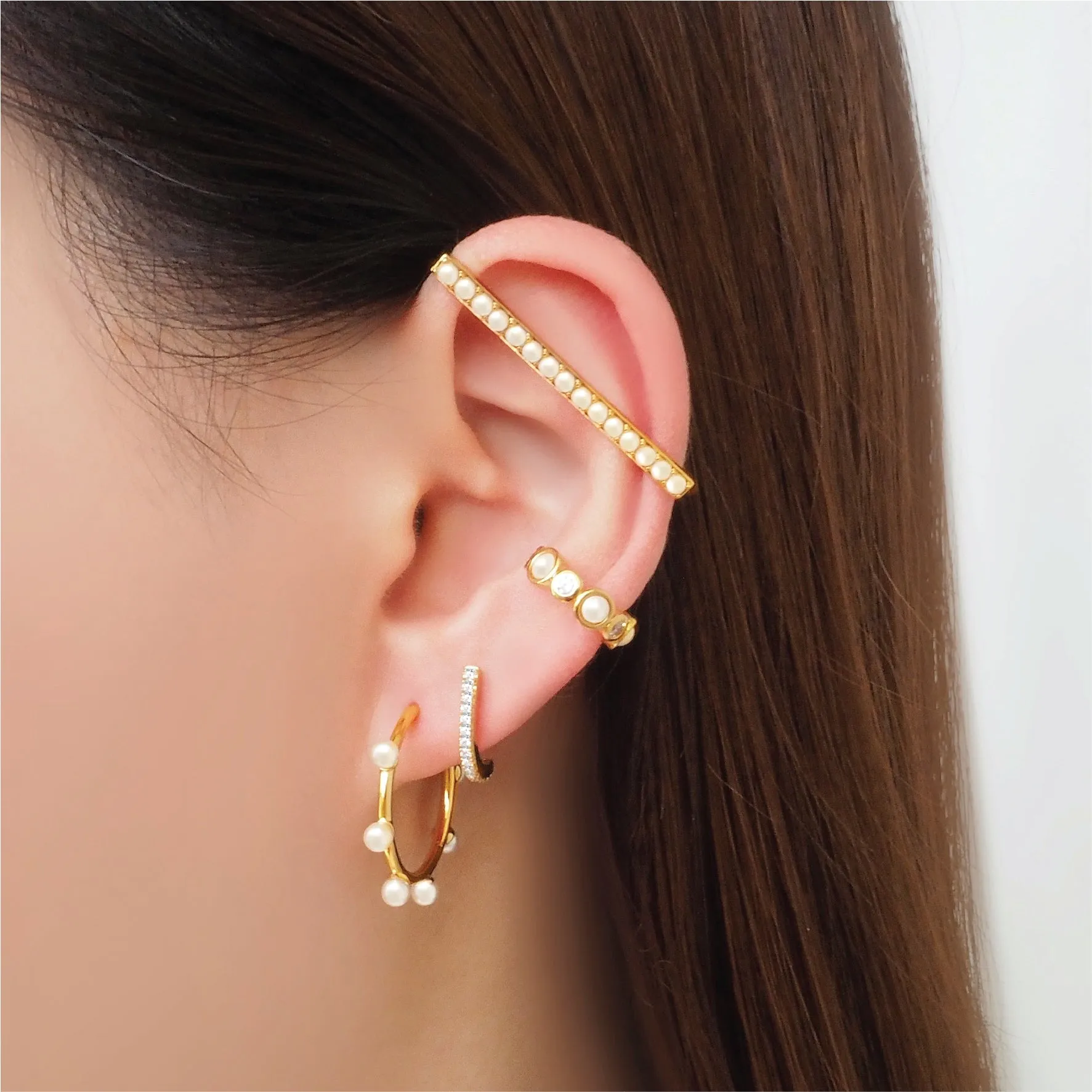 Pearls Industrial Cuff