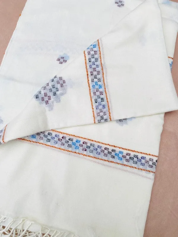 Pure Woolen Hand-Woven Shawl - Made in Islampur, Swat